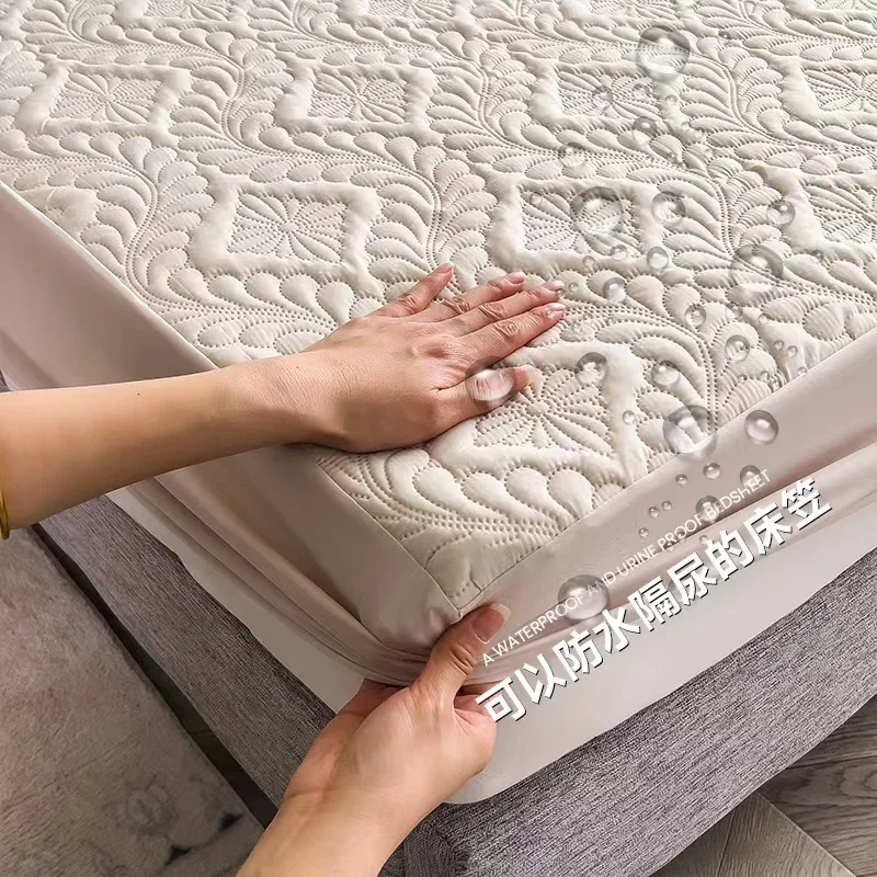 Waterproof Mattress Protector Breathable - Protège-matelas imperméable épais respirant durable drap-housse