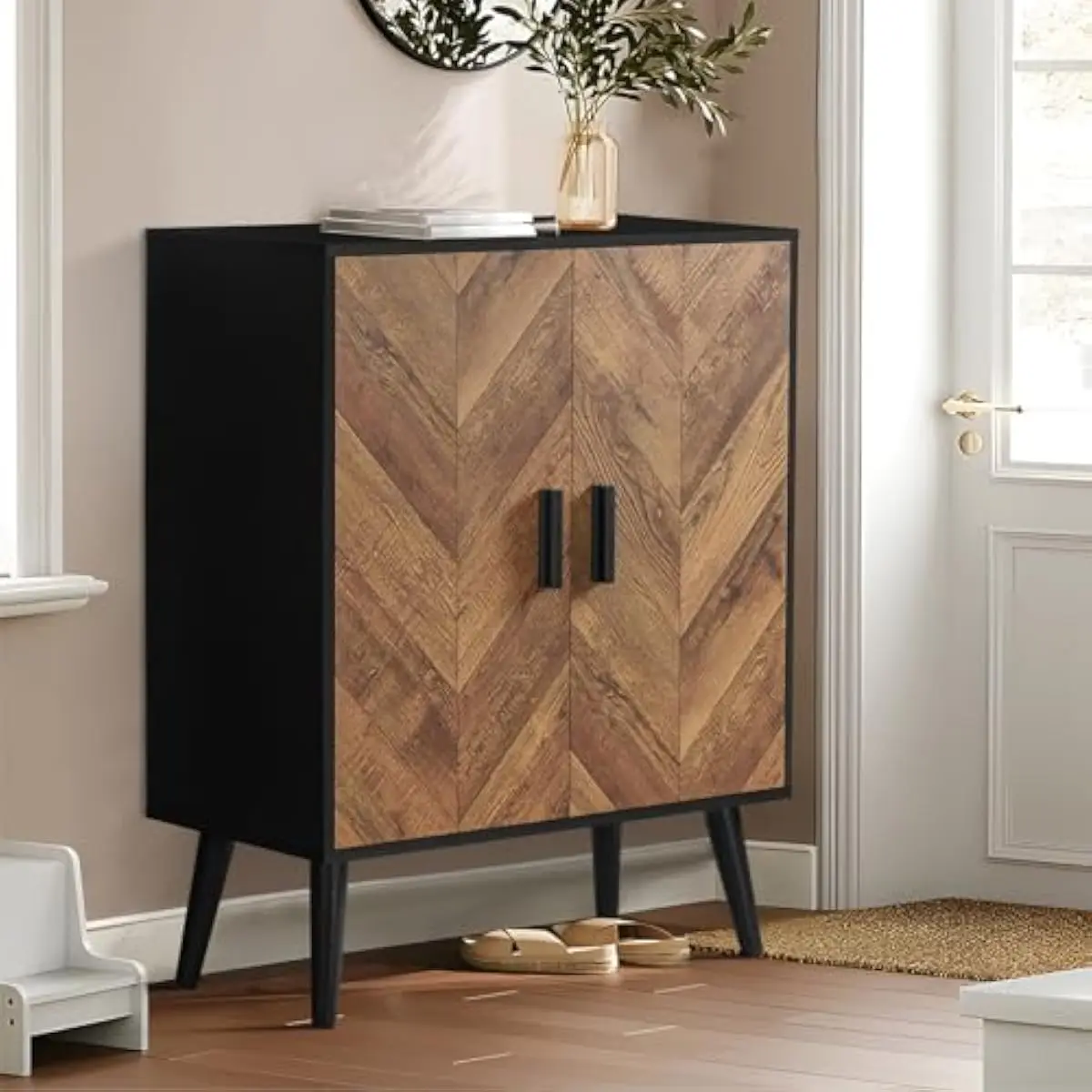 Storage & Organization - Meuble de rangement avec deux étagères