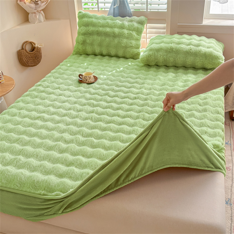 Drap-housse en fausse fourrure - Fitted Bed Sheets Deep Pocket avis et prix
